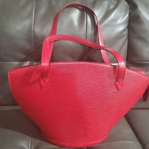 Louis Vuitton Saint Jaques Red purse